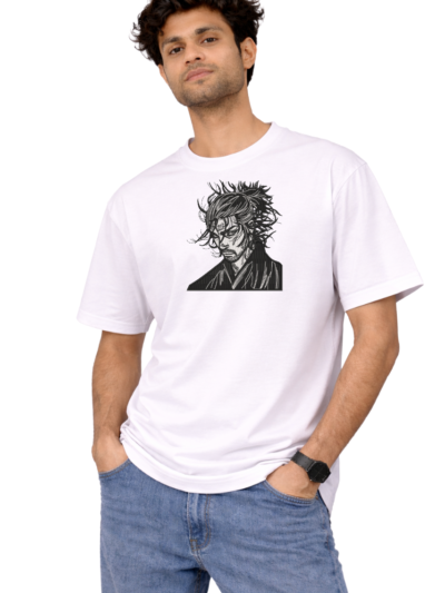 Anime Vagabond Embroidery T-shirt