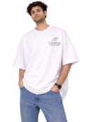 Logo Embroidery On Oversized T-Shirt