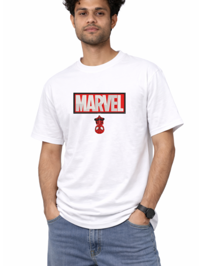 Marval Spiderman Embroidery Regular fit T-Shirt