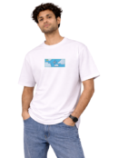 Minimal Airplane Embroidery – Sky-Inspired Thread Art Thread Art – Machine Embroidery on Cotton T-Shirt